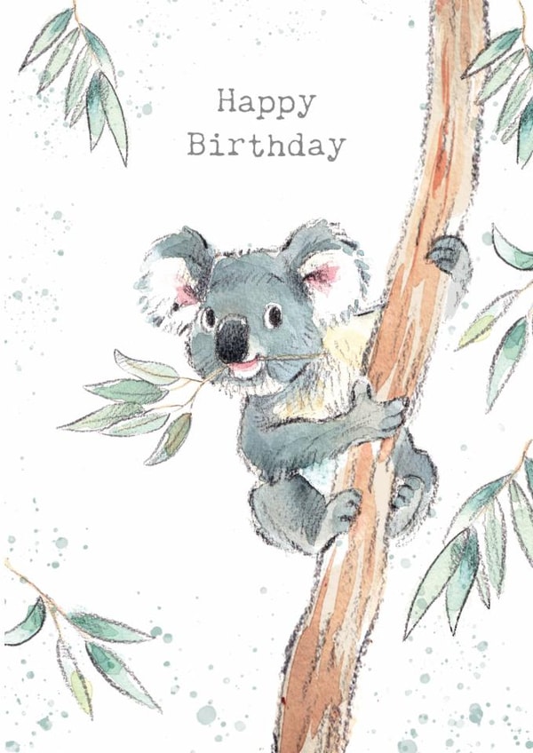 Cute Birthday Card - Koala - Tree created by Paper Shed Design