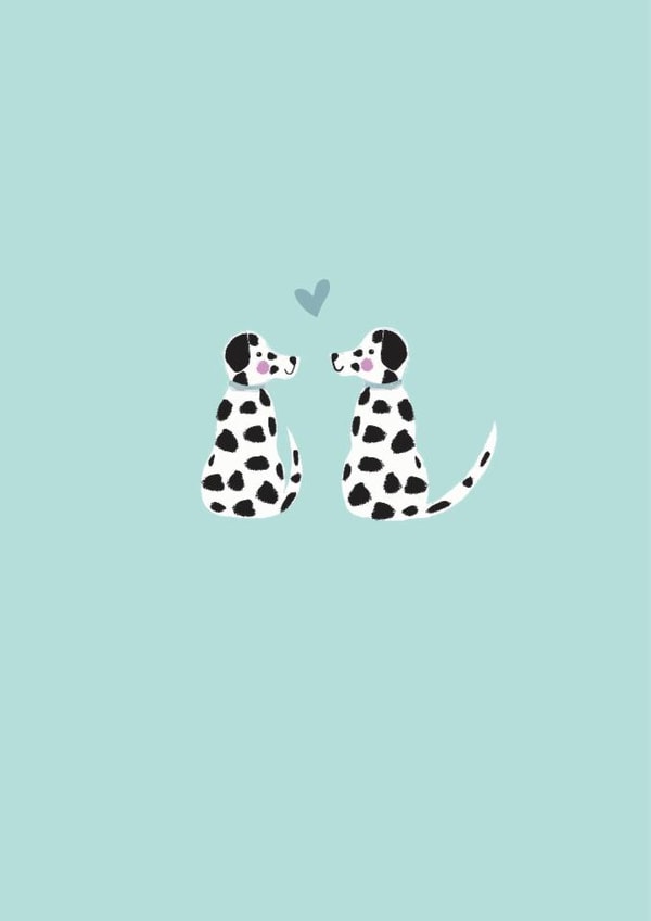 Cute Anniversary Card - Dalmatians created by Ta doodle dah