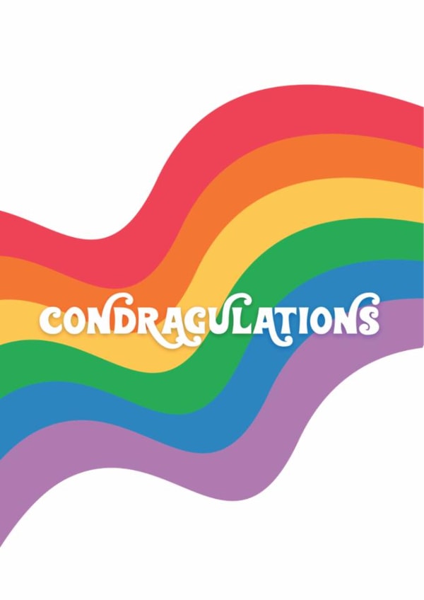 Condragulations! Well Done | Congrats | You're the Best | Drag Race | LGBTQ created by Emma B
