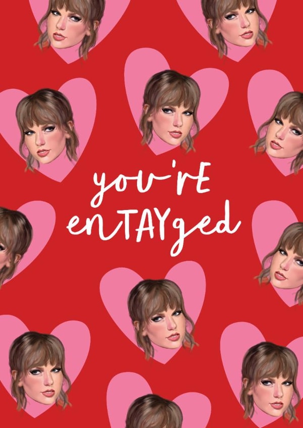 Funny Engagement Card - Taylor Swift created by AbiGoLucky