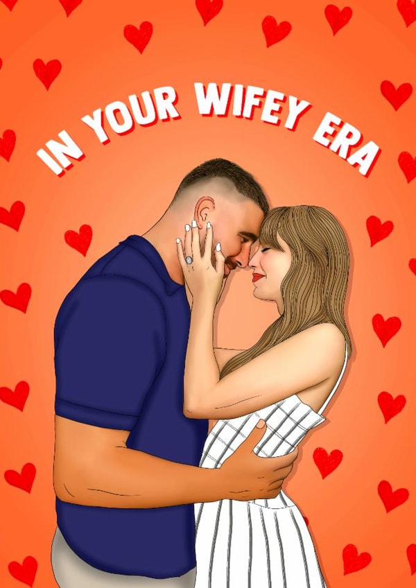 Fun Engagement/Wedding Card - Taylor And Travis - Wifey Era created by Poppy & Mabel 