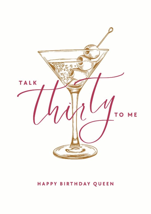 30th Birthday - Cocktail - Queen - Celebration created by Levi & Mabel