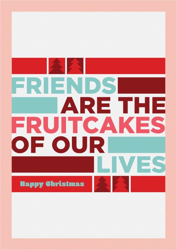 Funny Christmas card for your weirdo friends created by thunderpeep