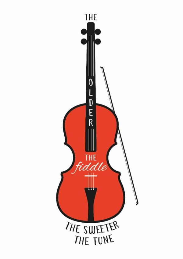 Sweet Birthday Card - heartfelt - getting older created by Kate & The Ink