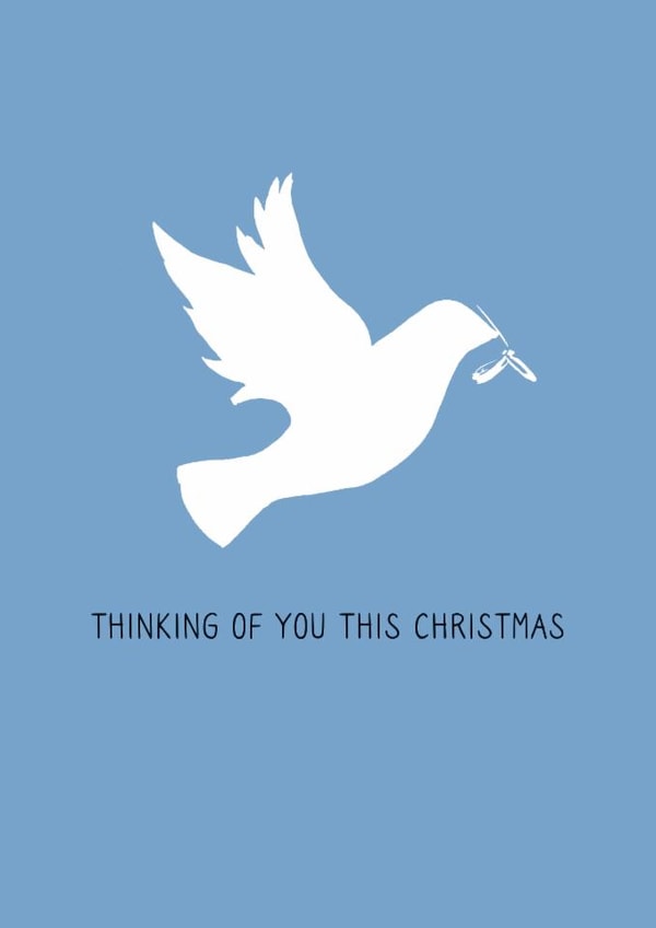 A simple and stylish Thinking of you Christmas Card created by AJL Designs