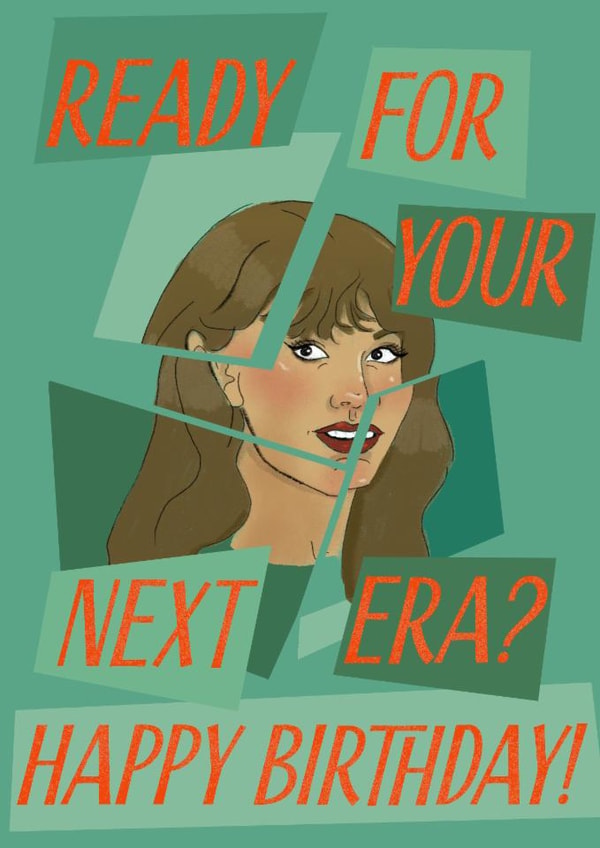 Fun Birthday Card - Taylor Swift - Life Of A Show Girl created by The Queer Store