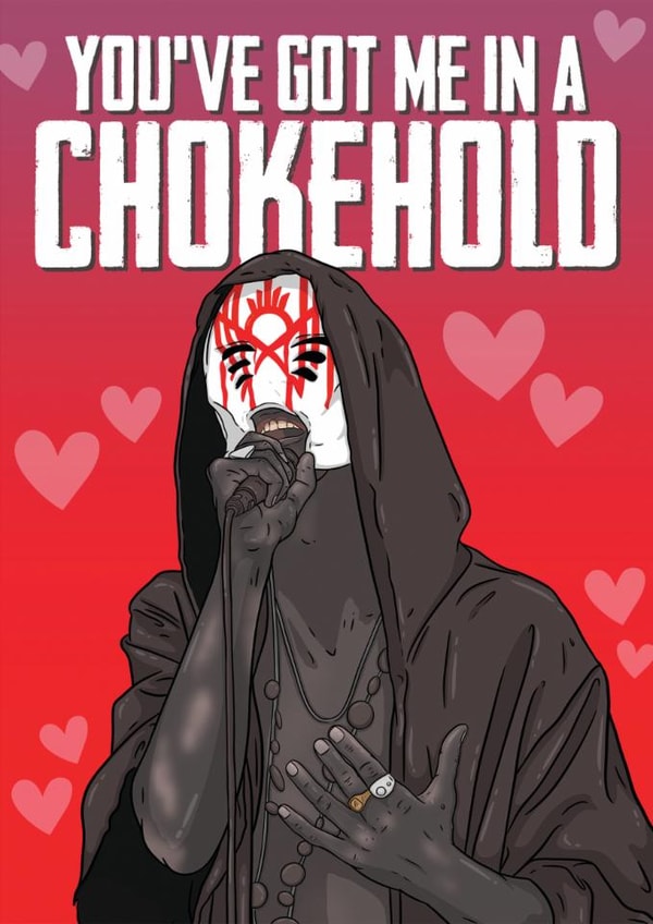 Fun Anniversary Card - Chokehold - Sleep Token created by LoveFromCo