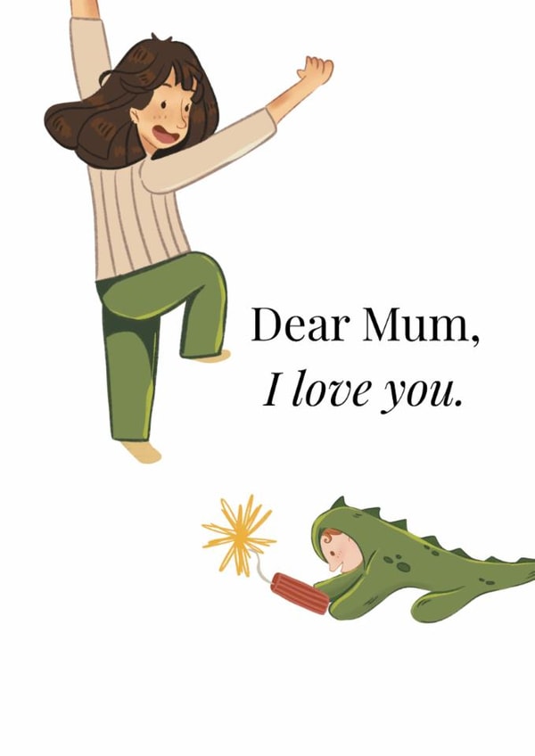 Funny Card For Mums created by With Love Laxmi