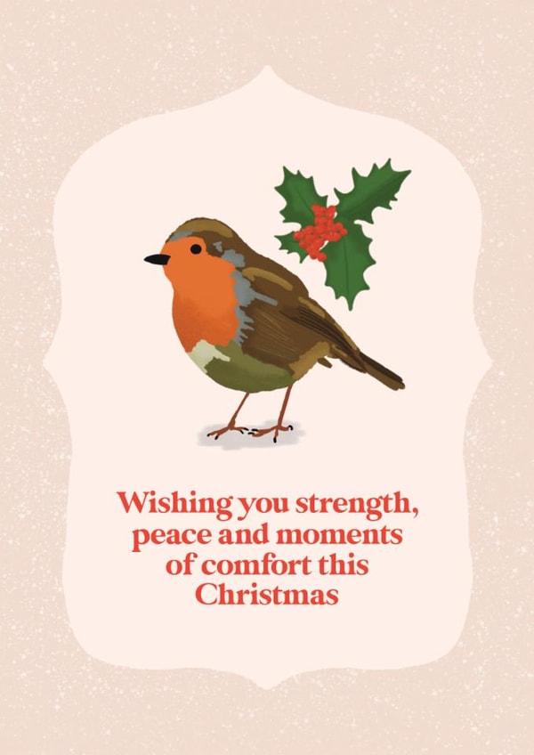 Classic Christmas Card - Strength And Peace created by Sweetlove Press