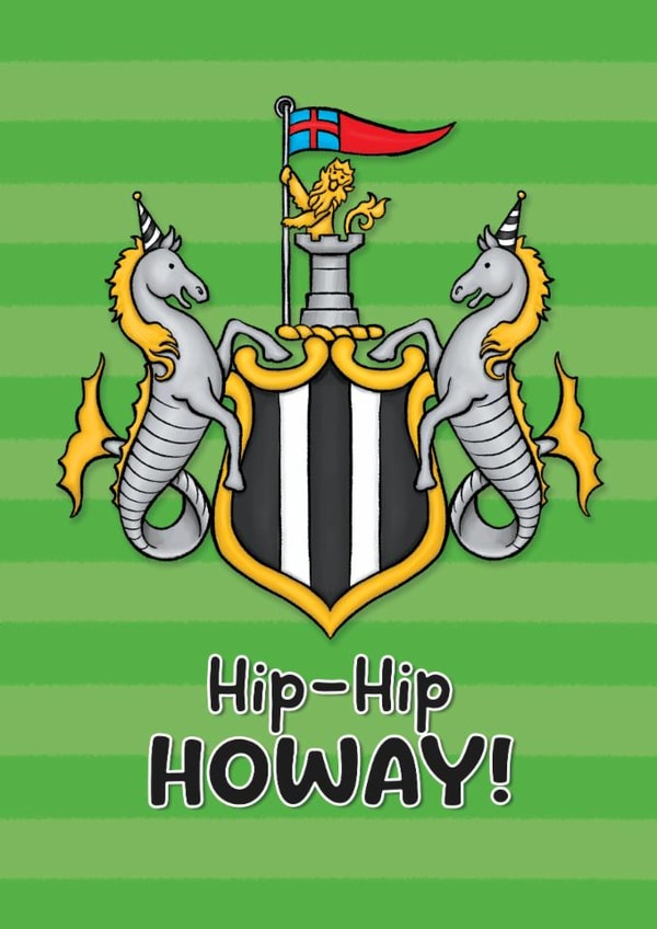 Newcastle United Football Card created by Sam Birch