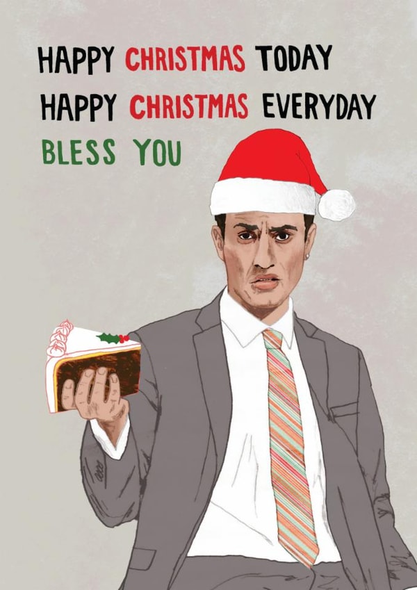 Funny Christmas Card - Stath Lets Flats - Bless You created by Pencilface