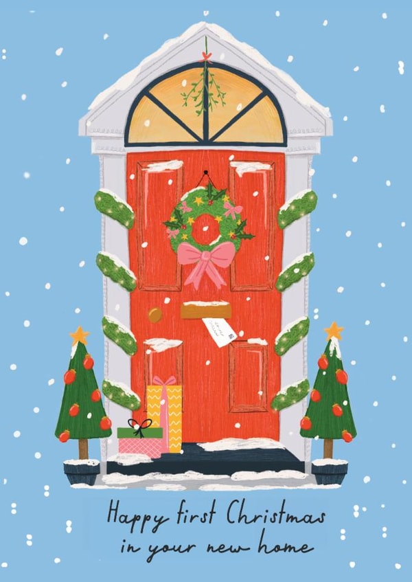 Classic Christmas Card - First In Your New Home created by Rebecca Grantham