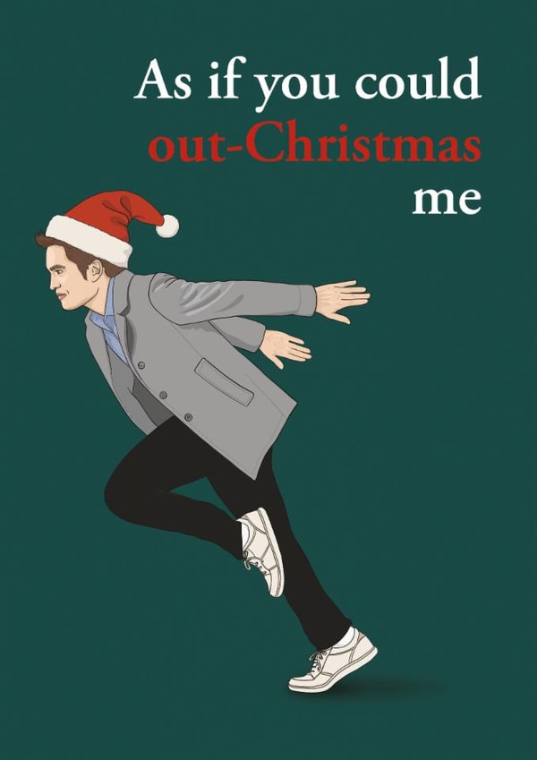 Funny Christmas Card – Twilight – Edward Cullen created by Bonne Nouvelle