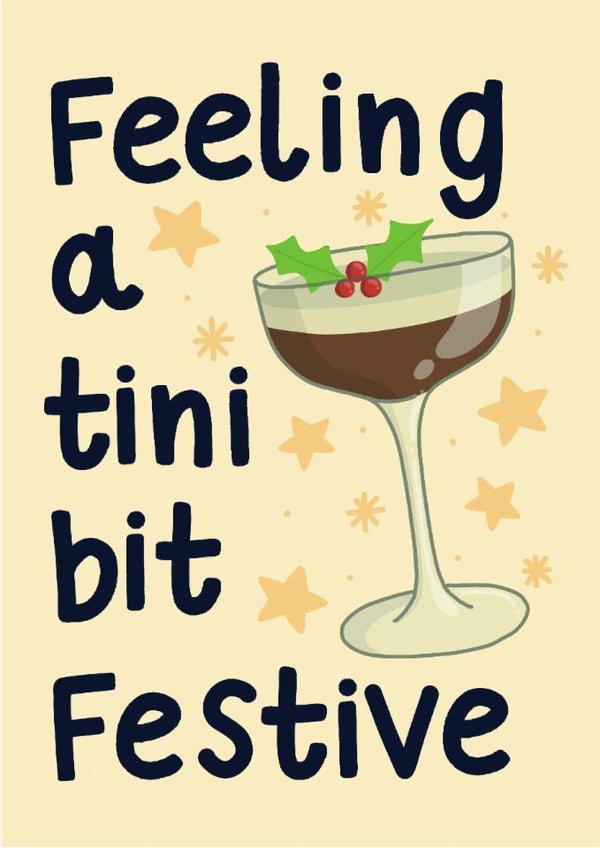 Tini bit Festive Christmas Card created by StudioLazy