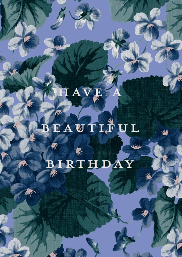 Pretty Birthday Card – Garden Florals created by Ohh Deer