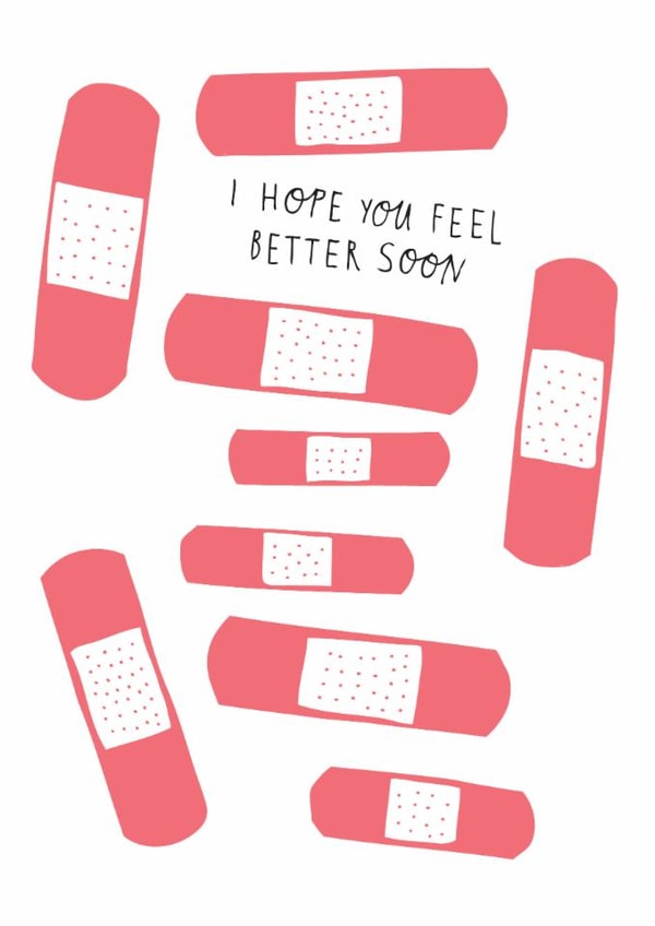 Classic Get Well Card – Plasters created by Ohh Deer