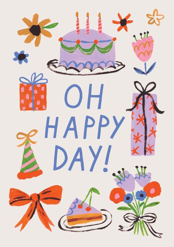Classic Birthday Card – Oh Happy Day! created by Ohh Deer