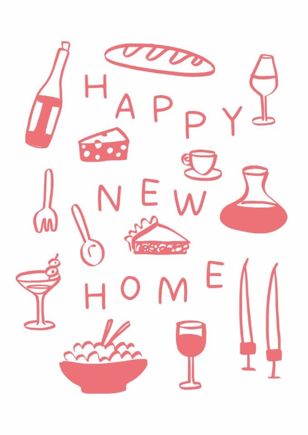 Arty New Home Card – Food And Drink created by Ohh Deer