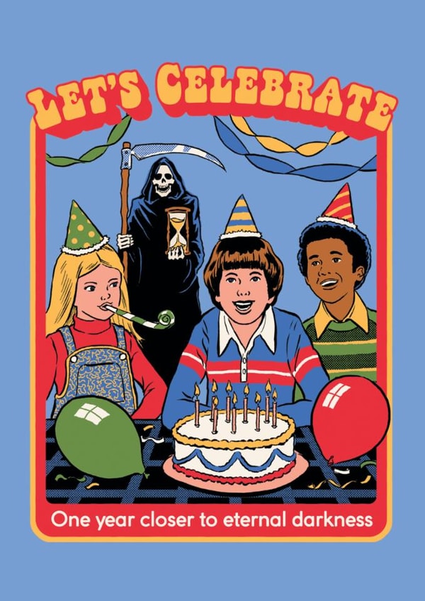 Funny Birthday Card – Eternal Darkness created by Ohh Deer