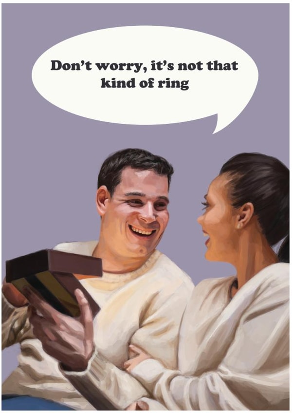 Rude birthday/anniversary/valentines/Christmas card proposal created by BitHarsh 