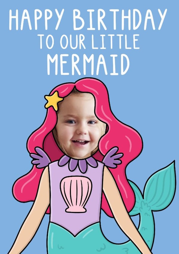 Cute Birthday Card - Mermaid created by OhJaye