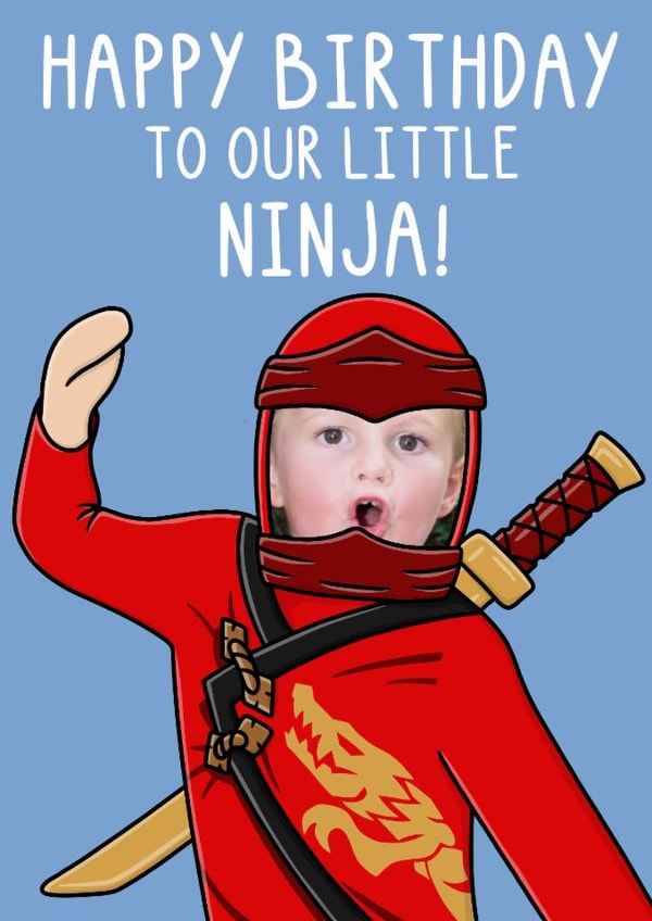 Cute Birthday Card - Little Ninja created by OhJaye