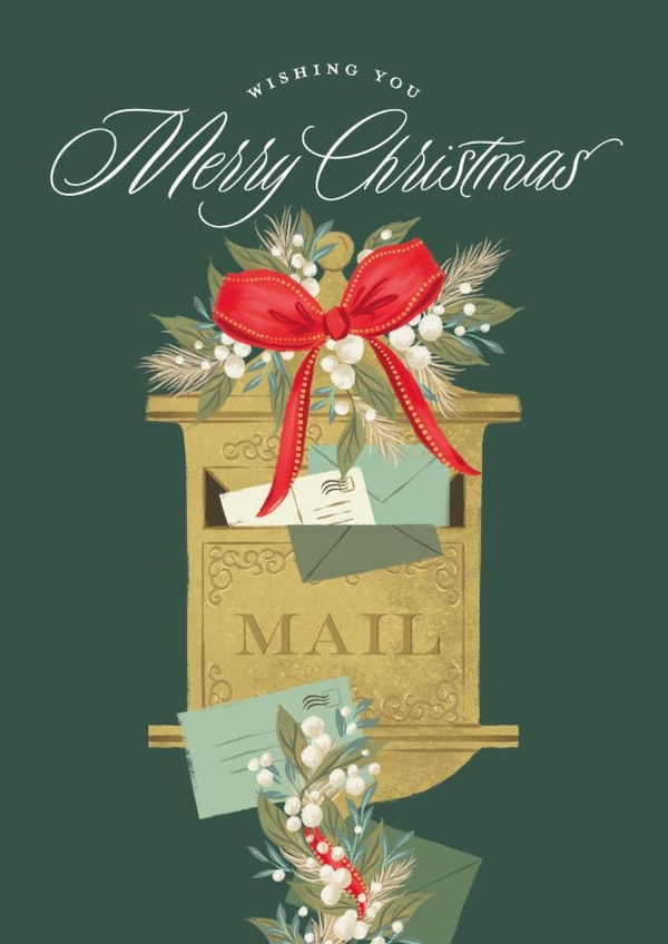 Classic Christmas Card - Mail Box created by Jackie Crawford