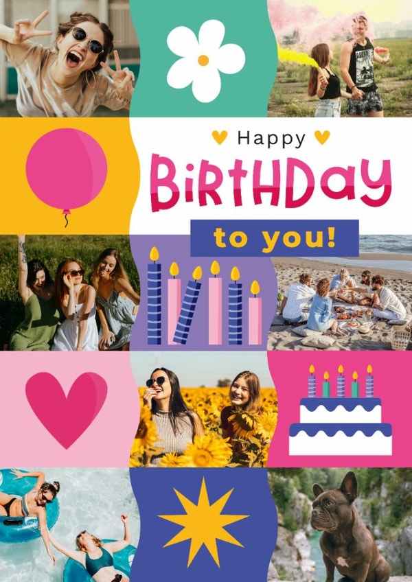 Cute Birthday Card - For Her created by Joanne Hawker