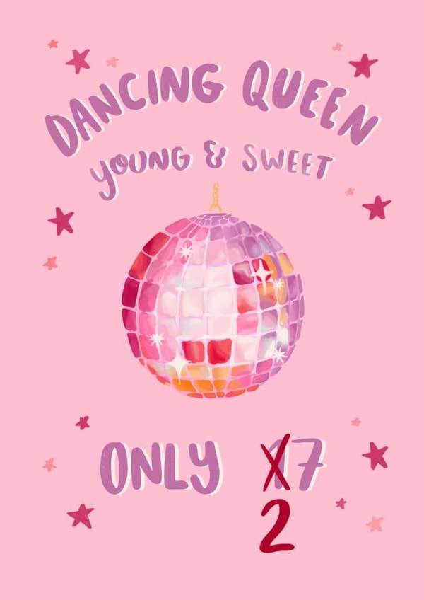Funny Birthday Card - 27th - Dancing Queen created by Summer Sole