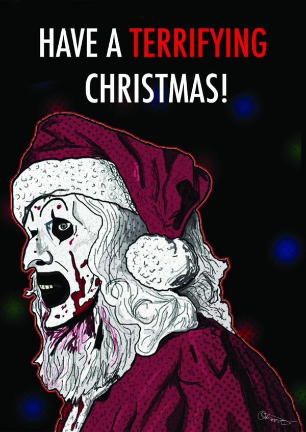 funny Christmas card for a friend or family member created by Oliver Morris