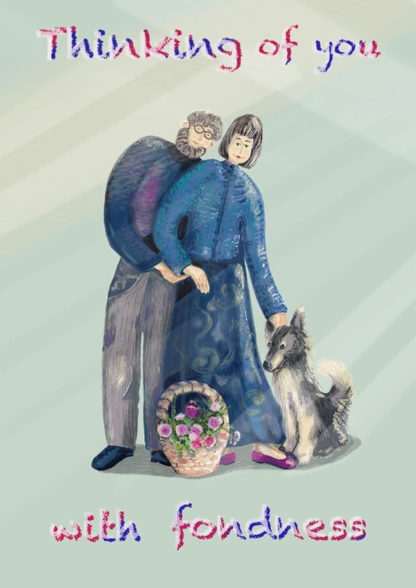 Thinking of you! created by Ksenia Samsonova