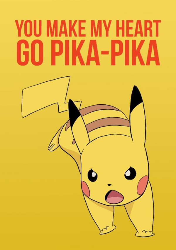 cute anniversary pikachu card created by DanAllen20