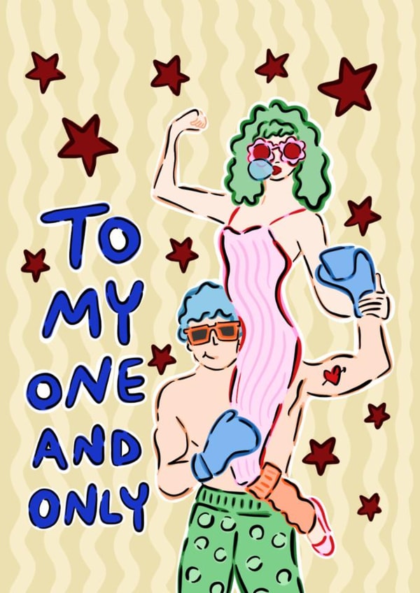 Fun Anniversary Card – To My One and Only created by Hello Melody