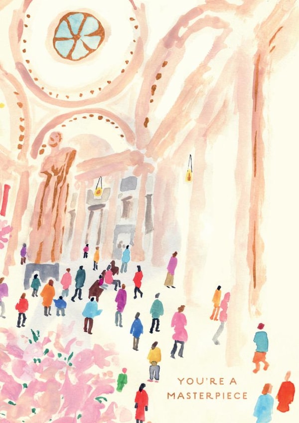 Arty Anniversary/Birthday Card - You’re A Masterpiece created by Ohh Deer