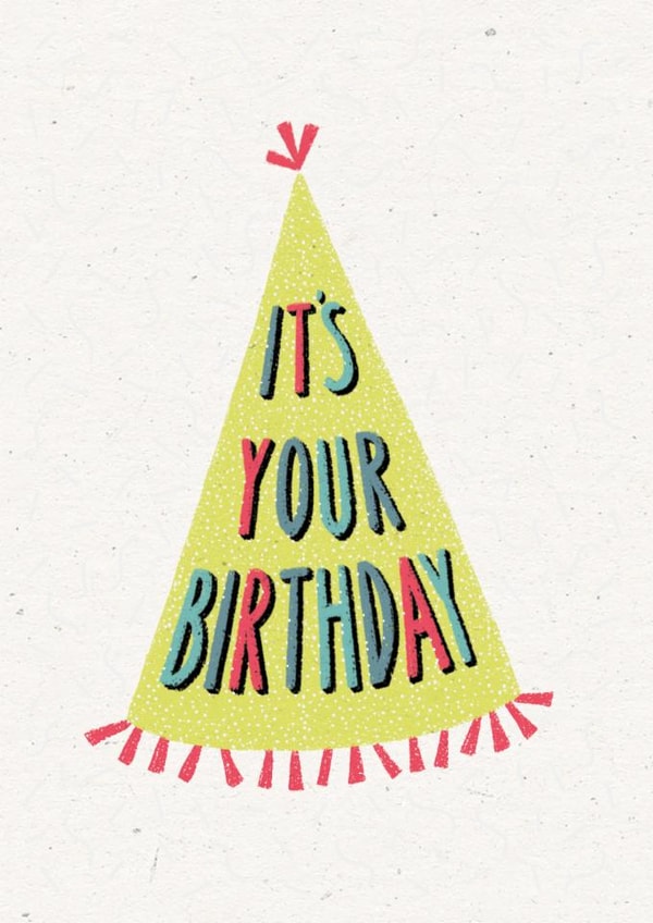 Classic Birthday Card - Party Hat created by Ohh Deer