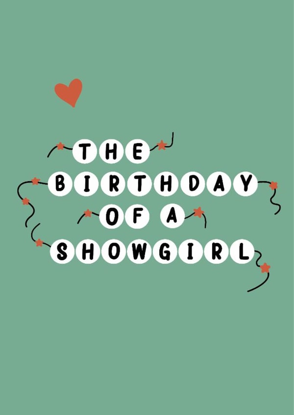 Taylor Swift- The Birthday of a Showgirl created by two two one design