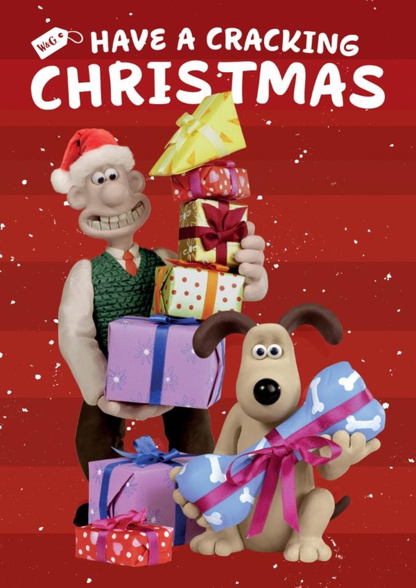 Funny Christmas Card – Cracking Christmas – Wallace & Gromit created by Danilo