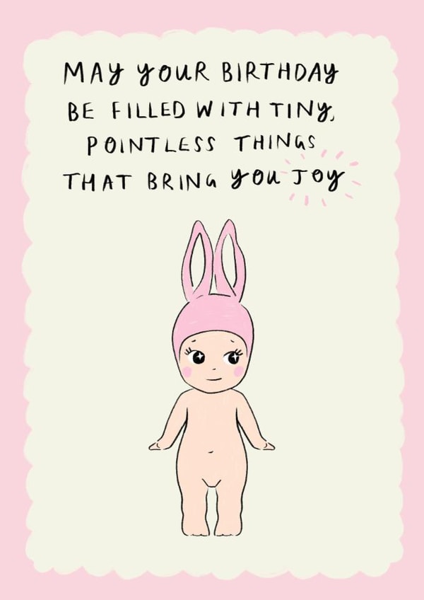 Cute Birthday Card - Trinkets - Sonny Angel created by Holly Walsh