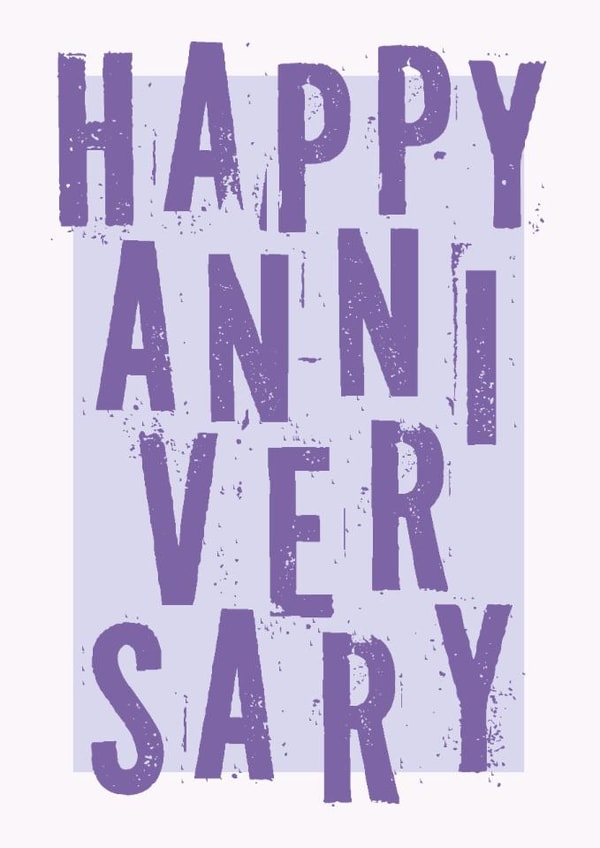 Anniversary Card for your partner – Happy Anniversary created by Colin Stevens