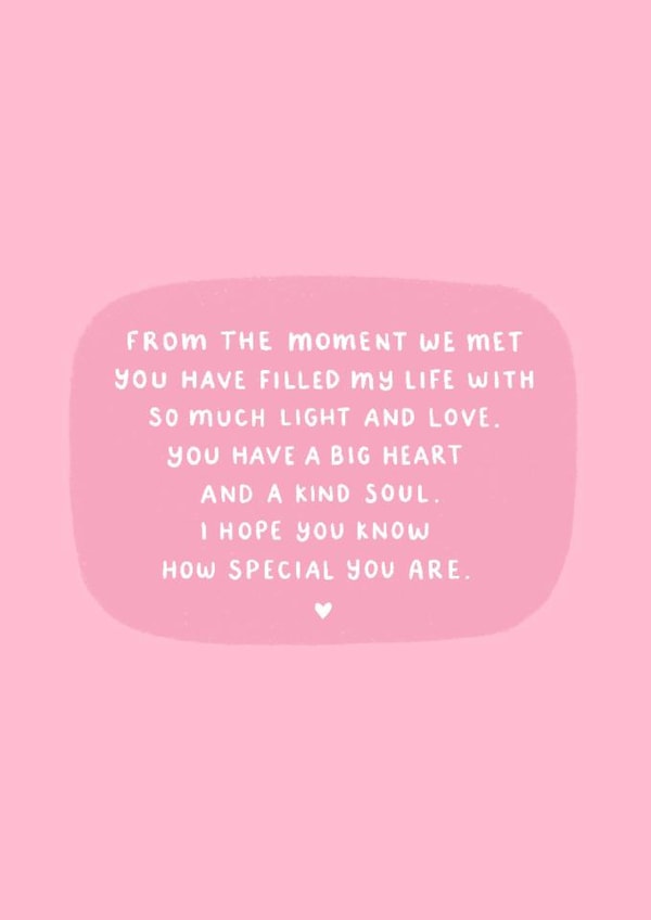 Classic Anniversary Card - You Are Special created by Fliss Muir