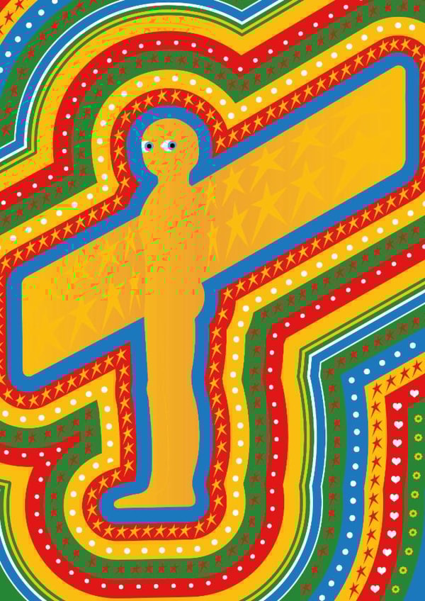 Angel of the North generic greeting card created by Jack OATS