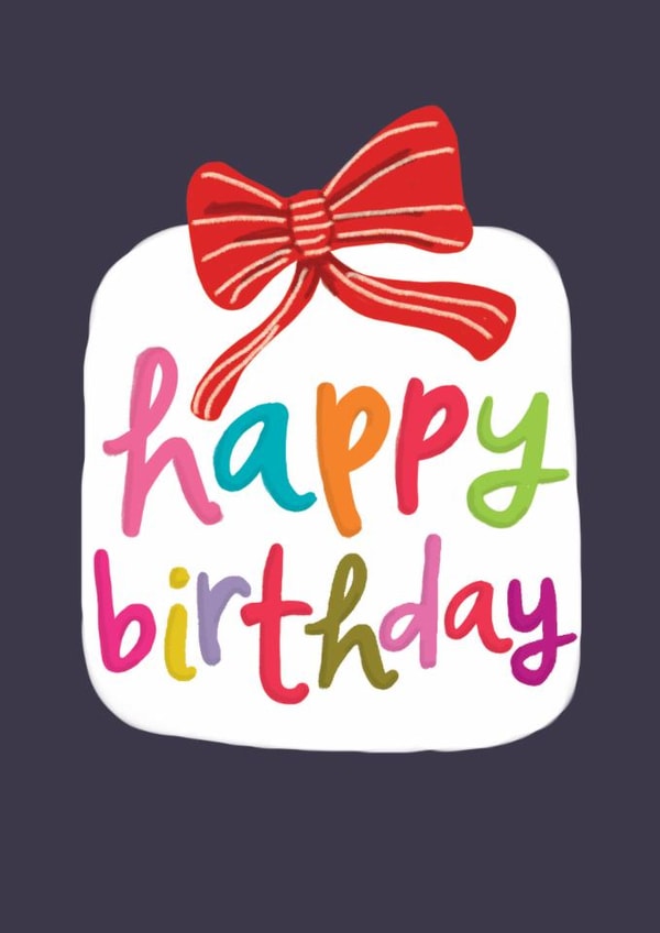 birthday - present - bow created by The Boy and the Bear