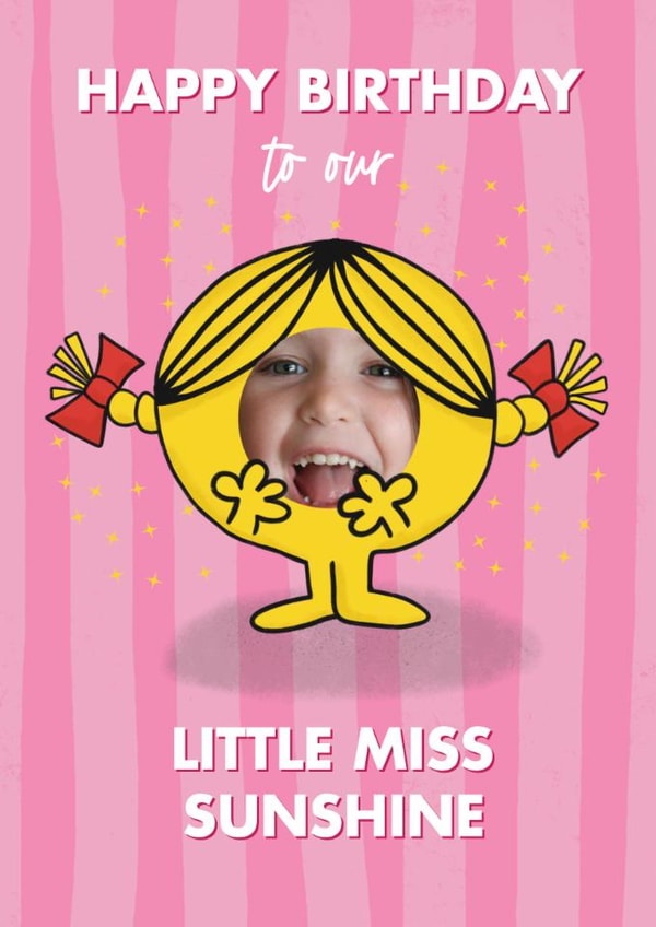 Cute Birthday Card - Our Little Miss Sunshine created by Mr. Men