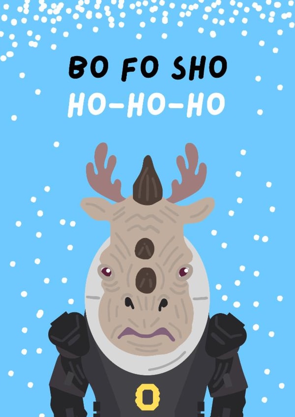 Funny Christmas Card - Judoon - Doctor Who created by Jess