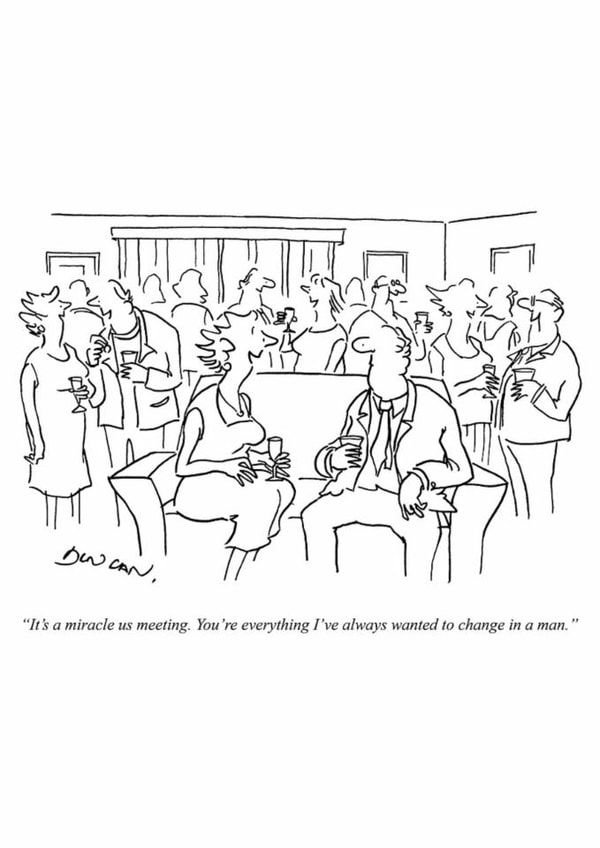 Funny Anniversary/Valentine's Day Card - Everything I’ve Always Wanted to Change In A Man created by Punch Limited