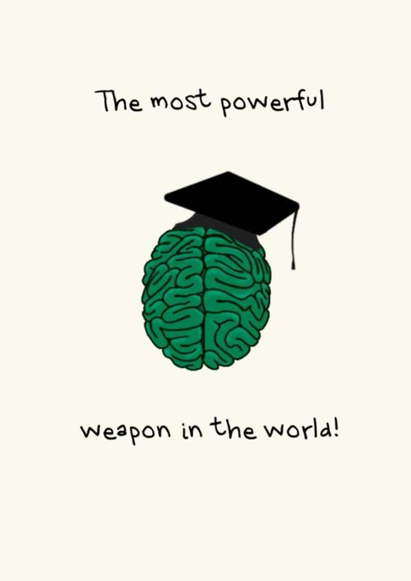 Graduation card for someone who has achieved any important milestone created by Artzen Island