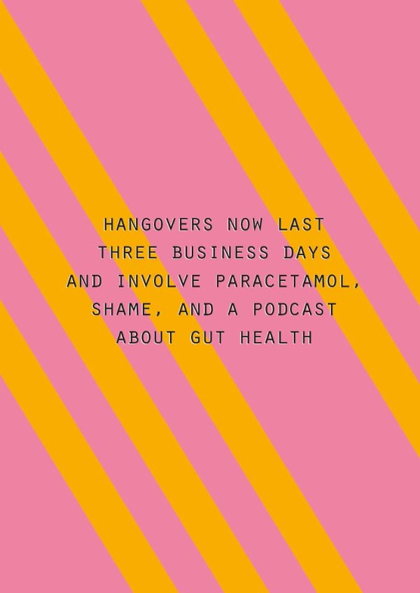 Funny Birthday Card – Hangovers created by Lola Design