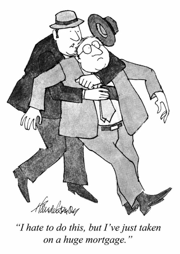 Funny New Home Card - Huge Mortgage created by Punch Limited