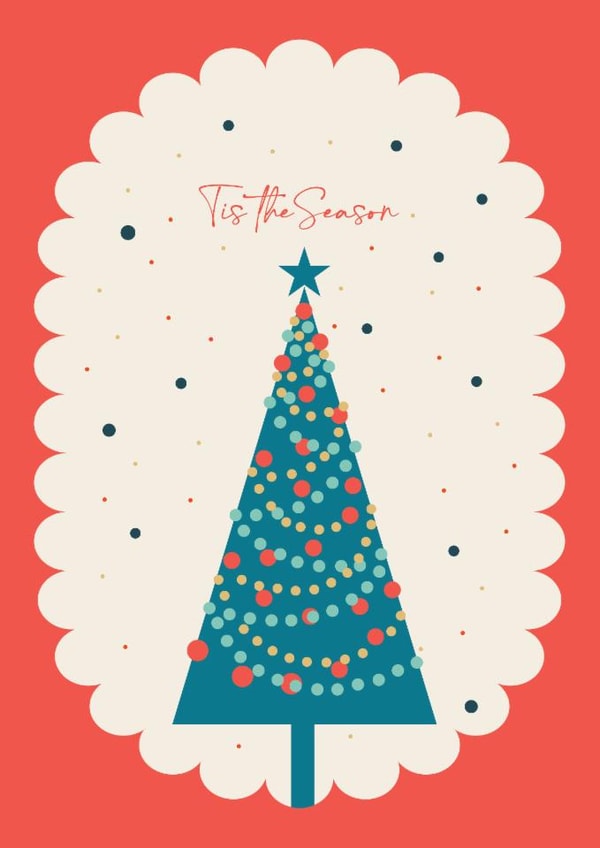 Christmas Tis the Season card created by two two one design