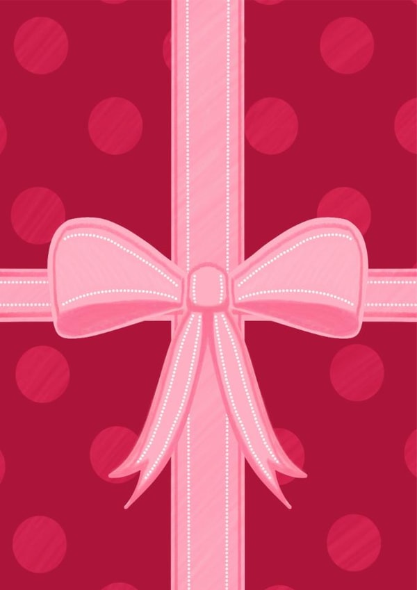 Festive Present Christmas Card for Friends or Family created by Hswdesigns 